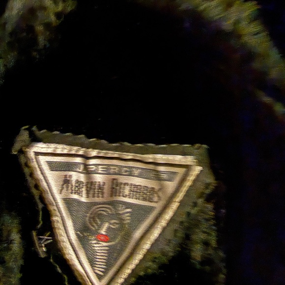 J. Percy Marvin Richards 100% Leather Suede Hooded  Black Long Coat - Picture 4 of 9